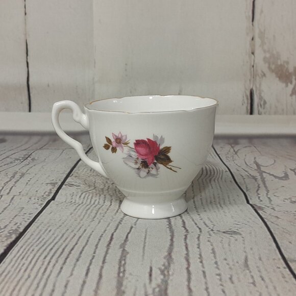 Royal Stafford Honey Bunch Tea Cup Saucer Salad Plate Floral Bone China England - Picture 3 of 16